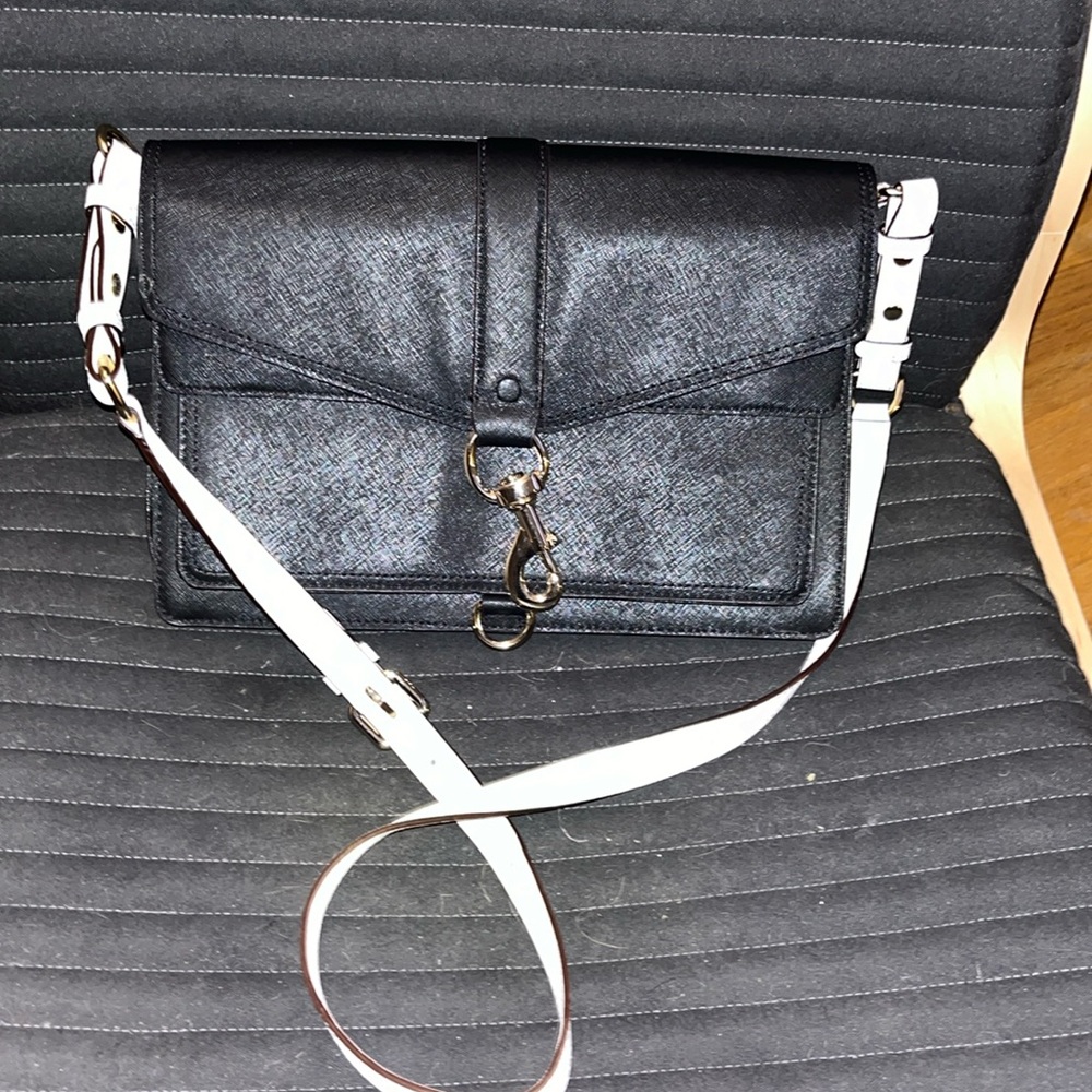 Rebecca Minkoff Hudson Moto Leather Crossbody Bag